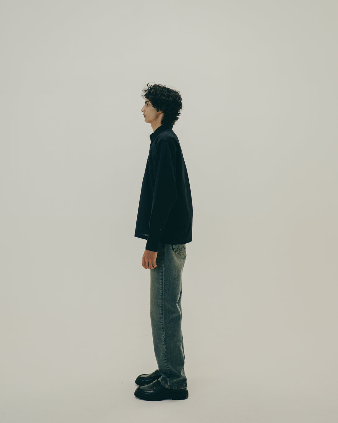 Black Embroidered Shirt