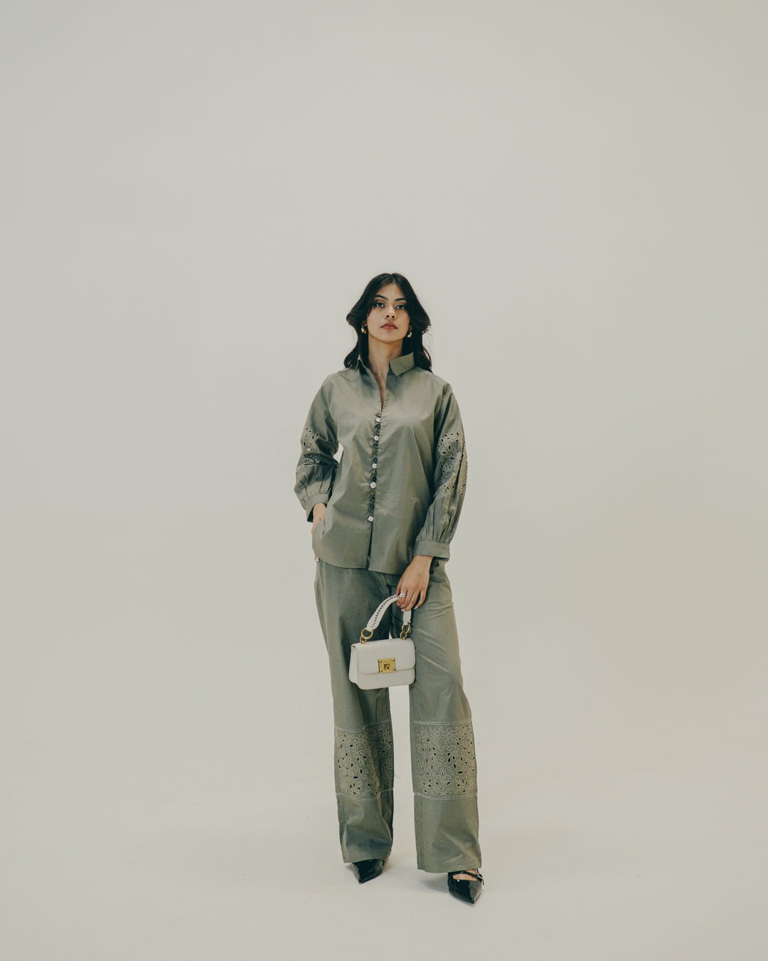 Cotton Cutwork Co-ord