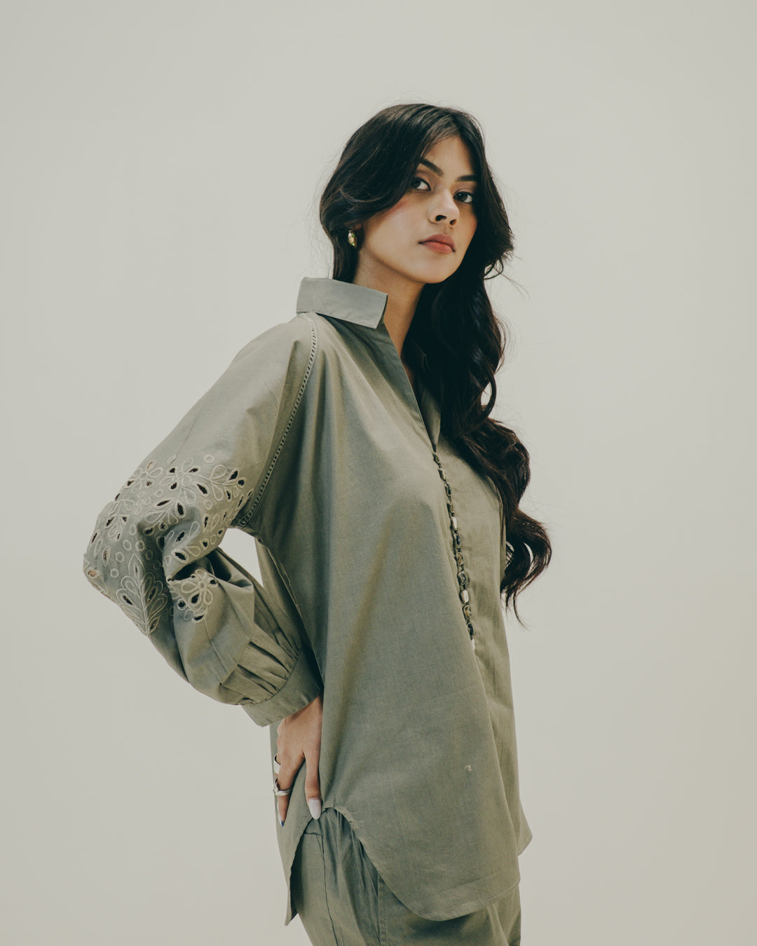 Cotton Cutwork Co-ord