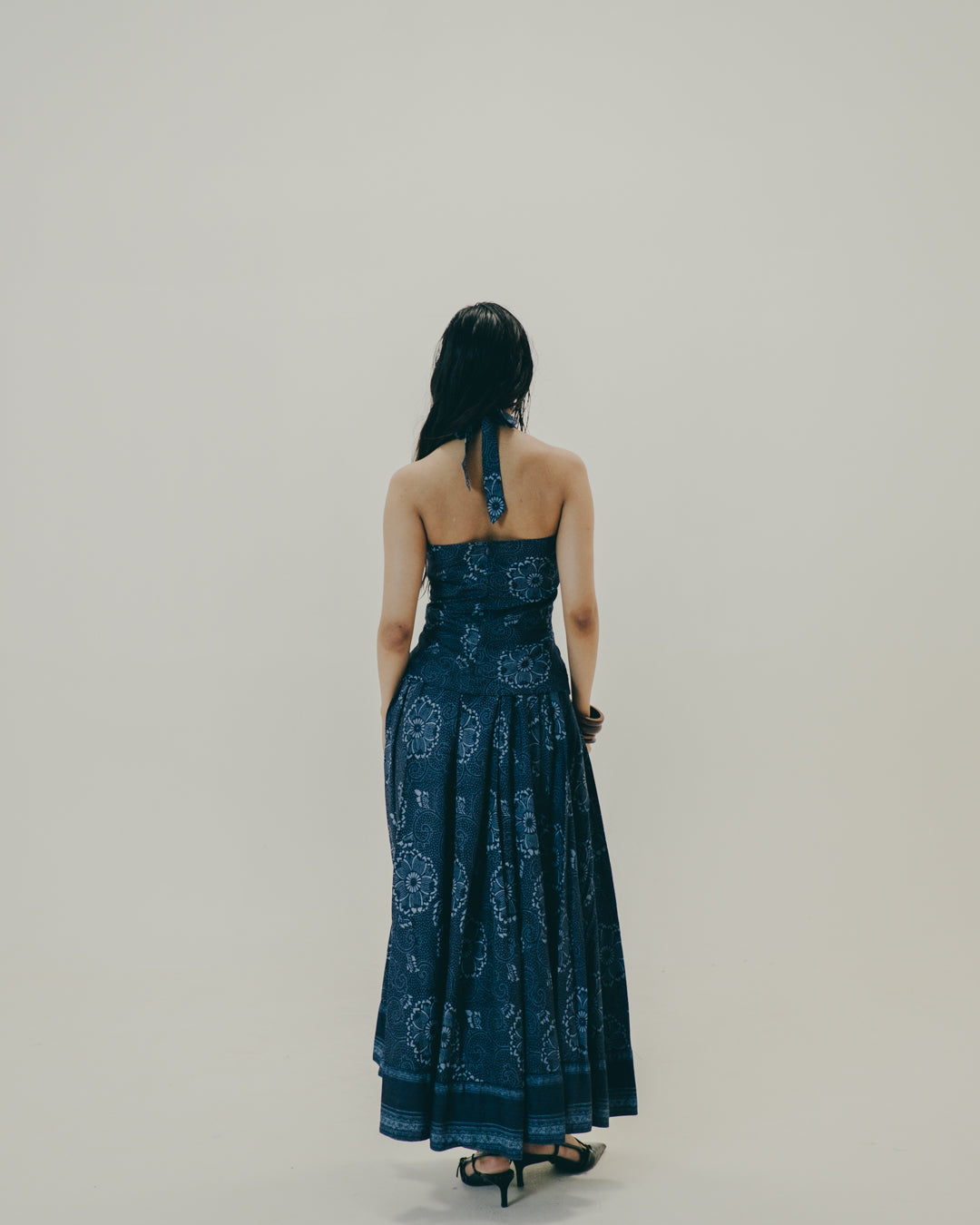 Printed Halter Skirt Set