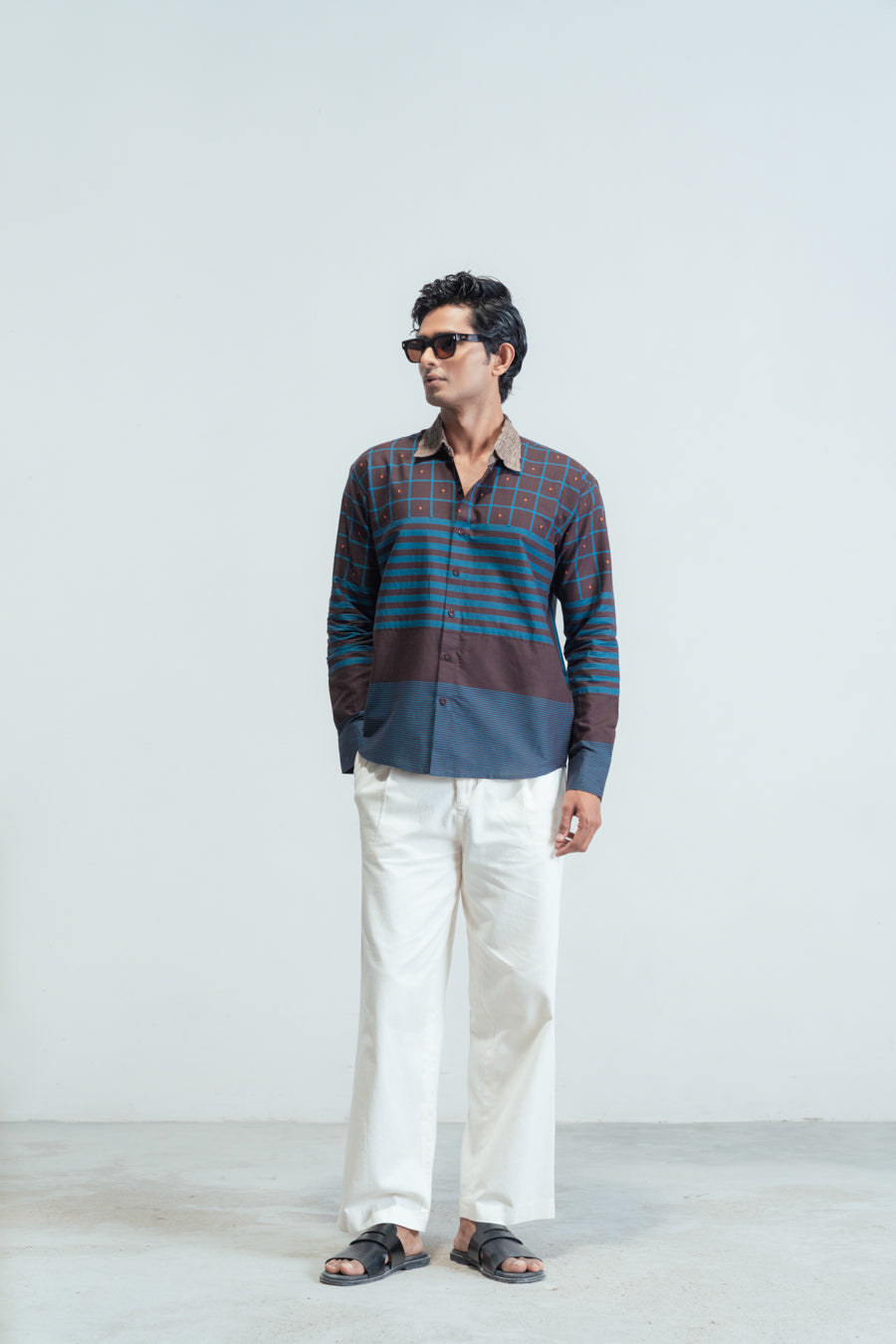 Grid Stripe Shirt