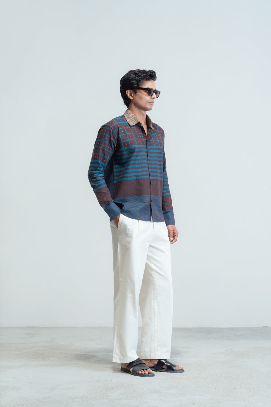 Grid Stripe Shirt