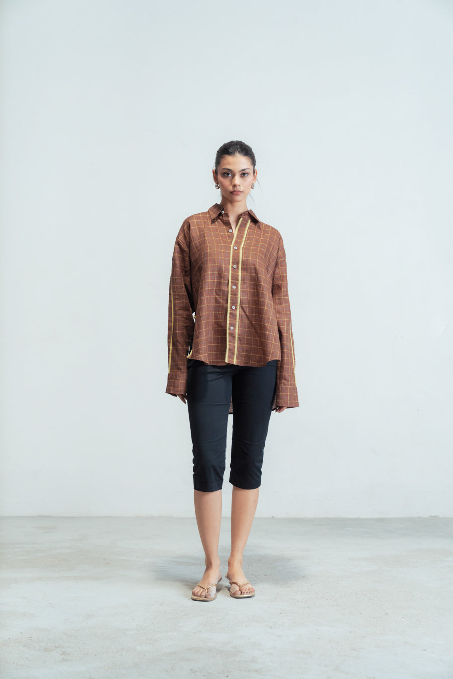 Cinnamon Check Shirt