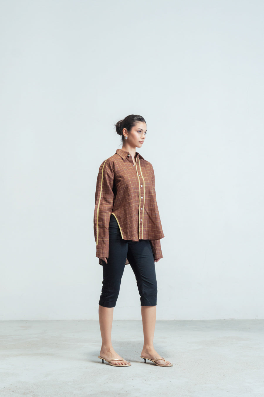 Cinnamon Check Shirt