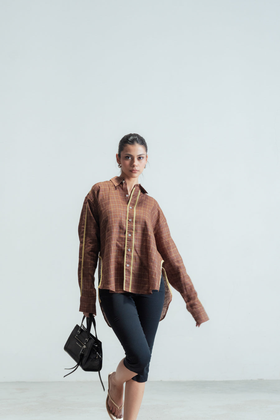 Cinnamon Check Shirt