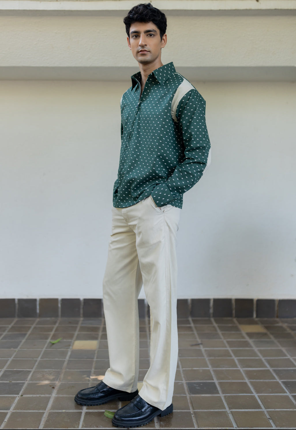 Valley asymmetric shirt