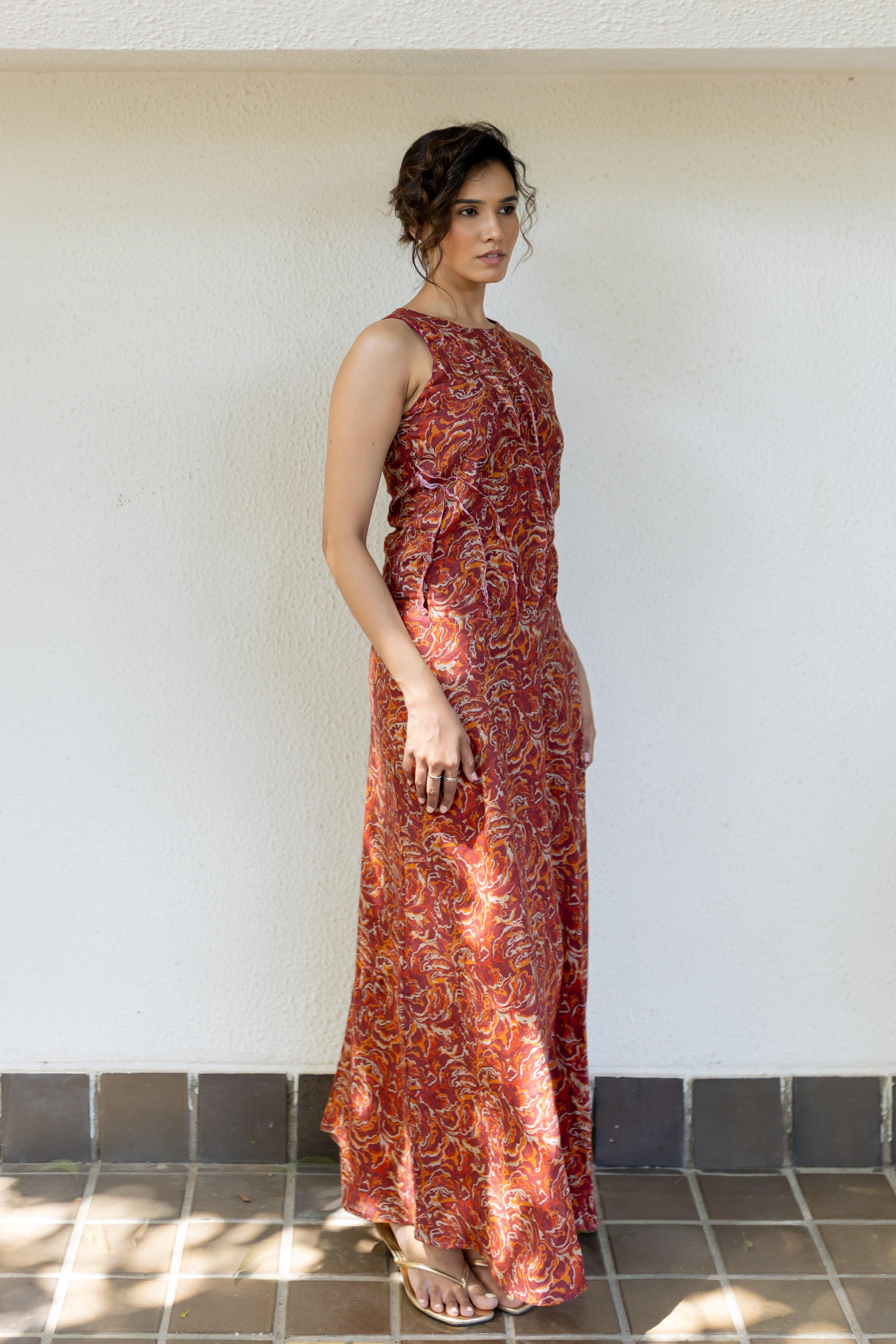 Ember linen dress