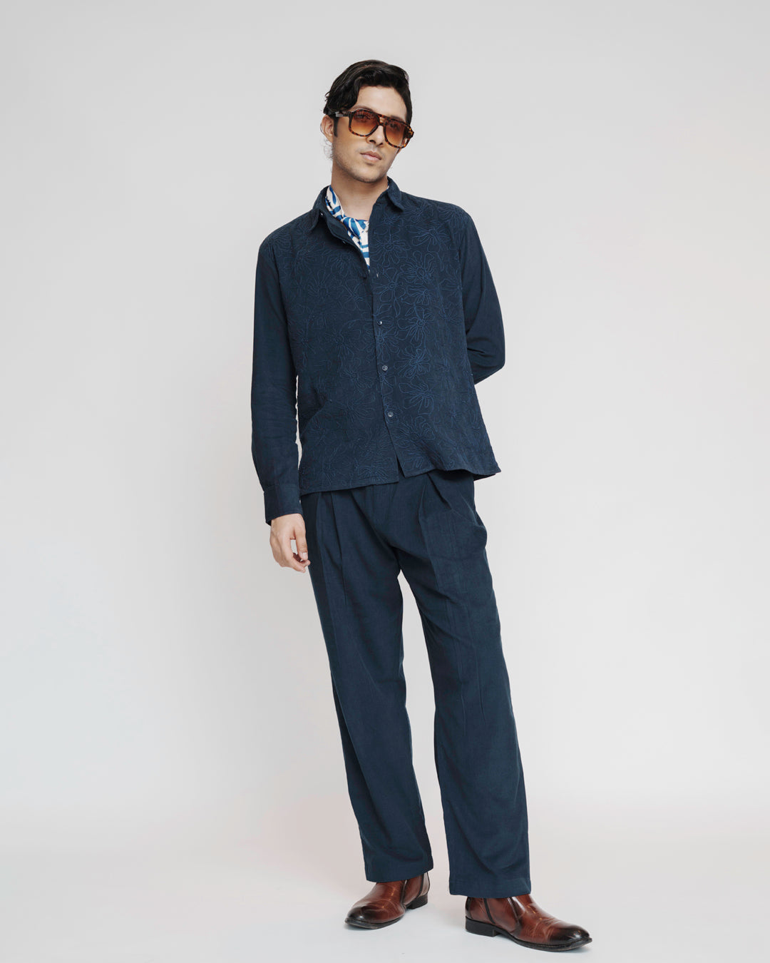 Midnight Blue Corduroy Set