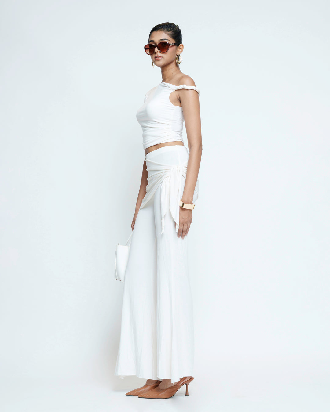 Ivory Sarong Trousers