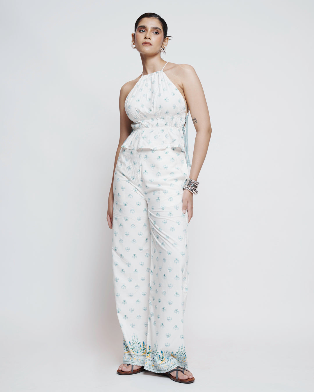 Ivory Printed Coord Set